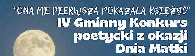 Baner z księżycem
